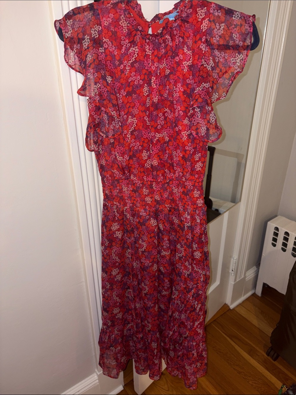 Draper James Red Floral Maxi Dress